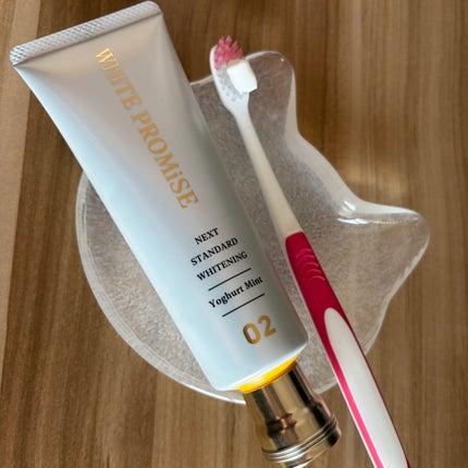 ホワイトプロミス 美白*+むし歯予防*/WHiTE PROMiSE/歯磨き粉を使ったクチコミ(2枚目)