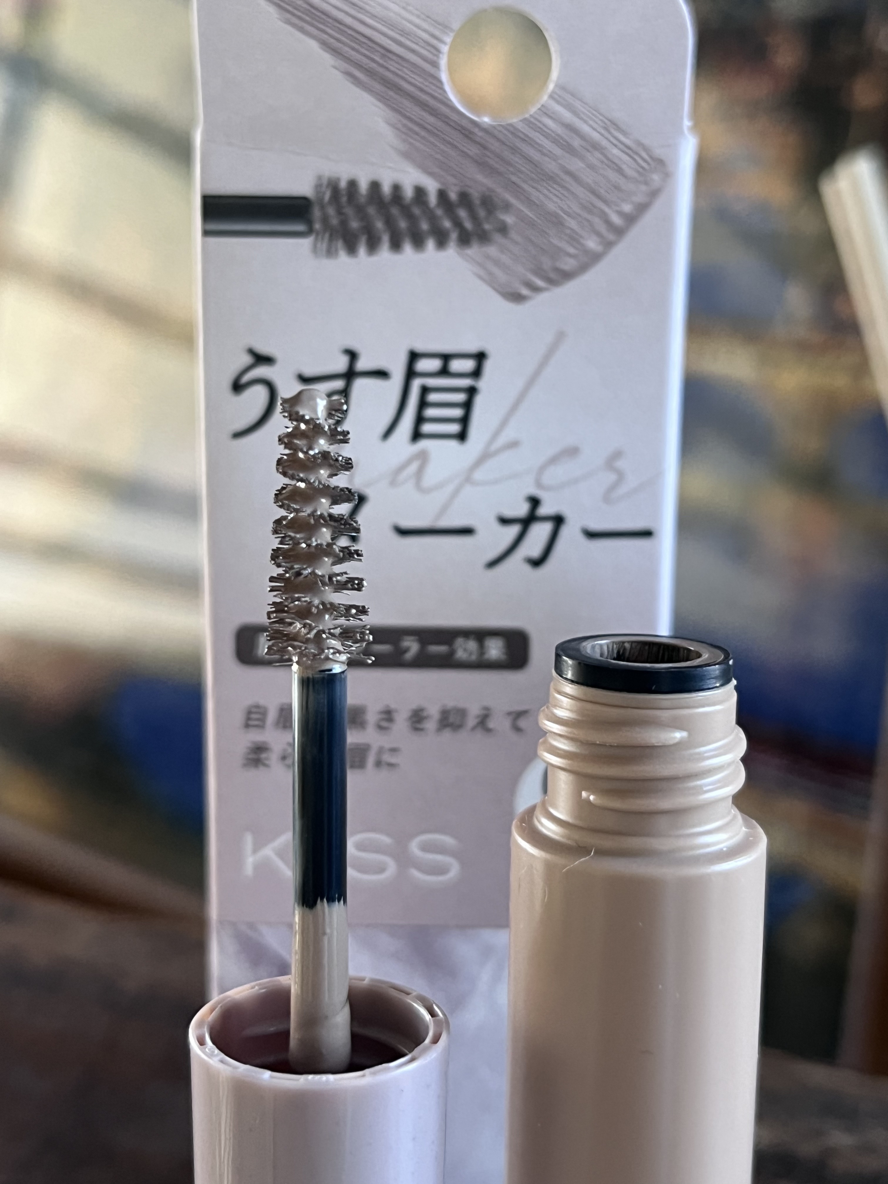 キス うす眉メーカー/KiSS/眉マスカラを使ったクチコミ（2枚目）