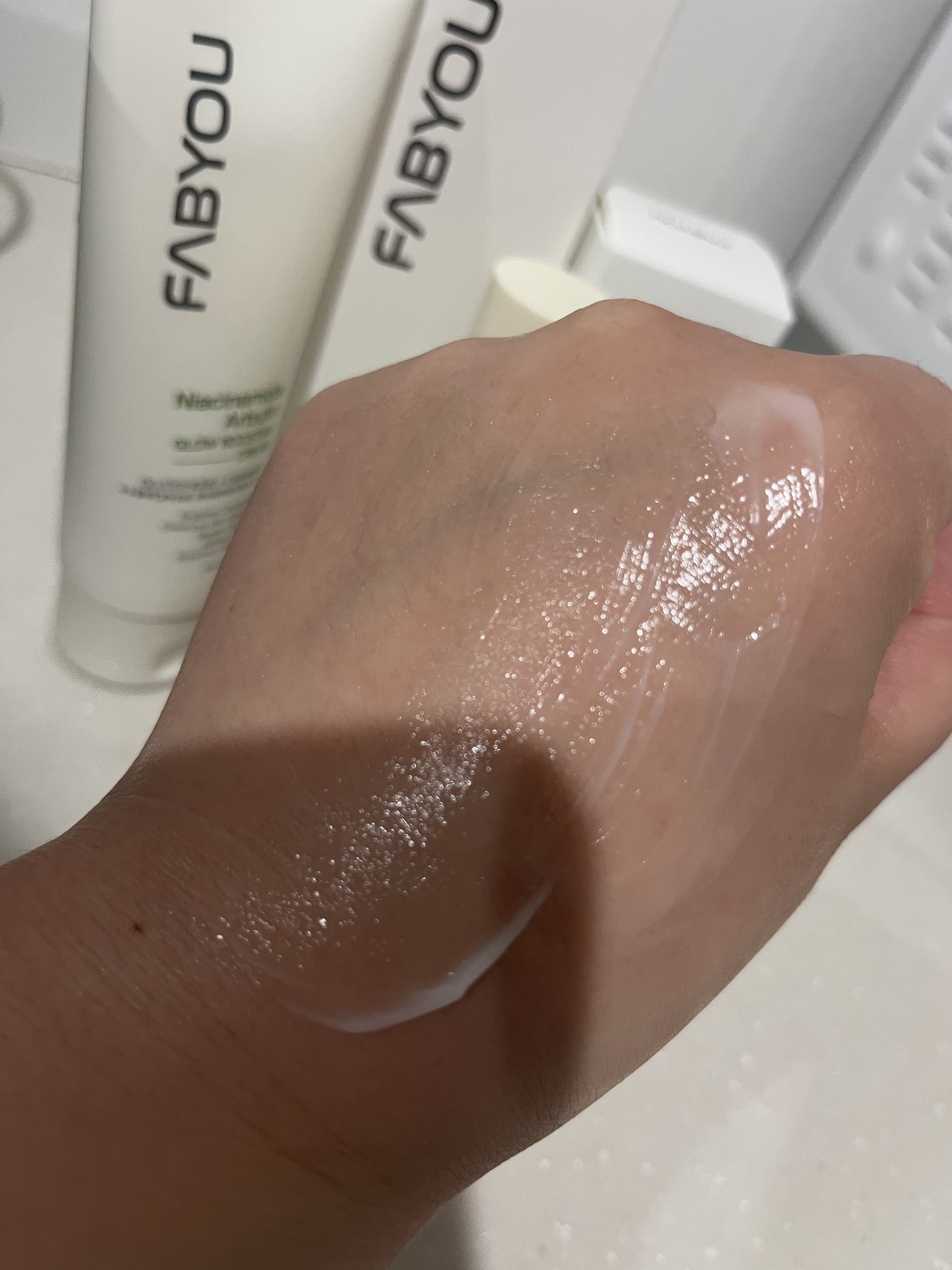 Niacinimide Arbutin Glow Boosting Cream/FABYOU/フェイスクリームを使ったクチコミ（3枚目）