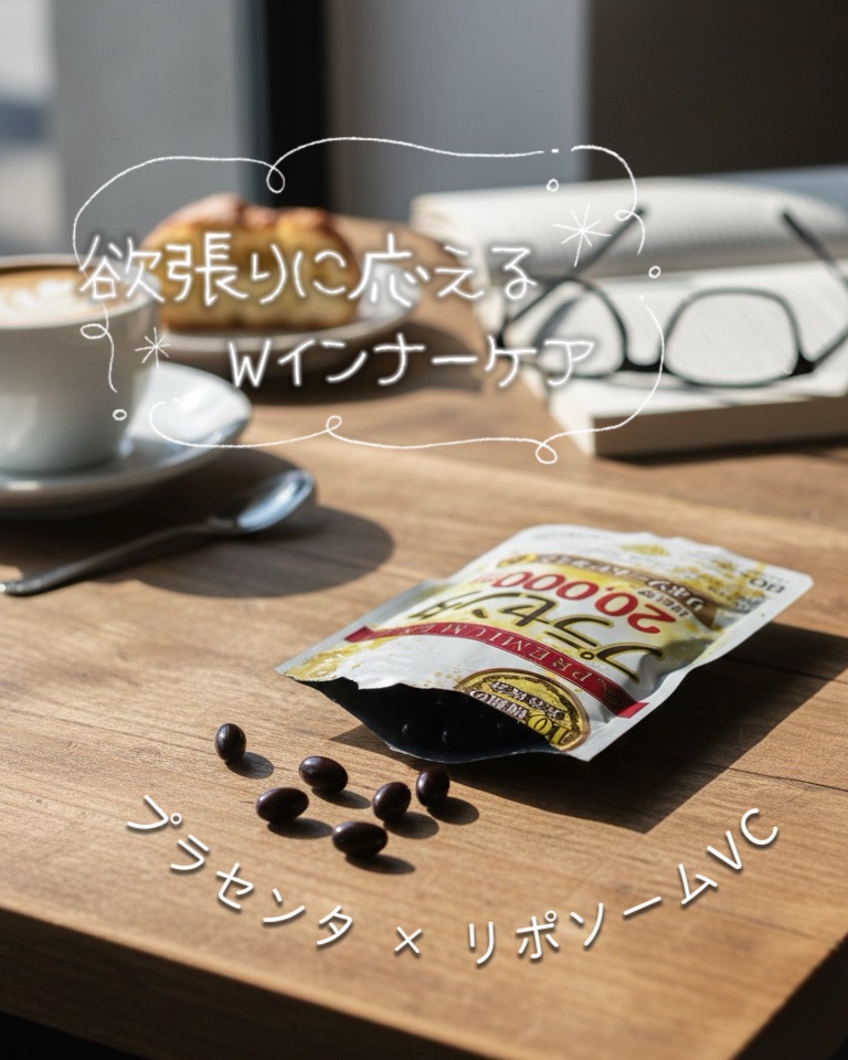 プラセンタ20,000＋リポソームビタミンC/マルマン/美容サプリメントを使ったクチコミ（1枚目）