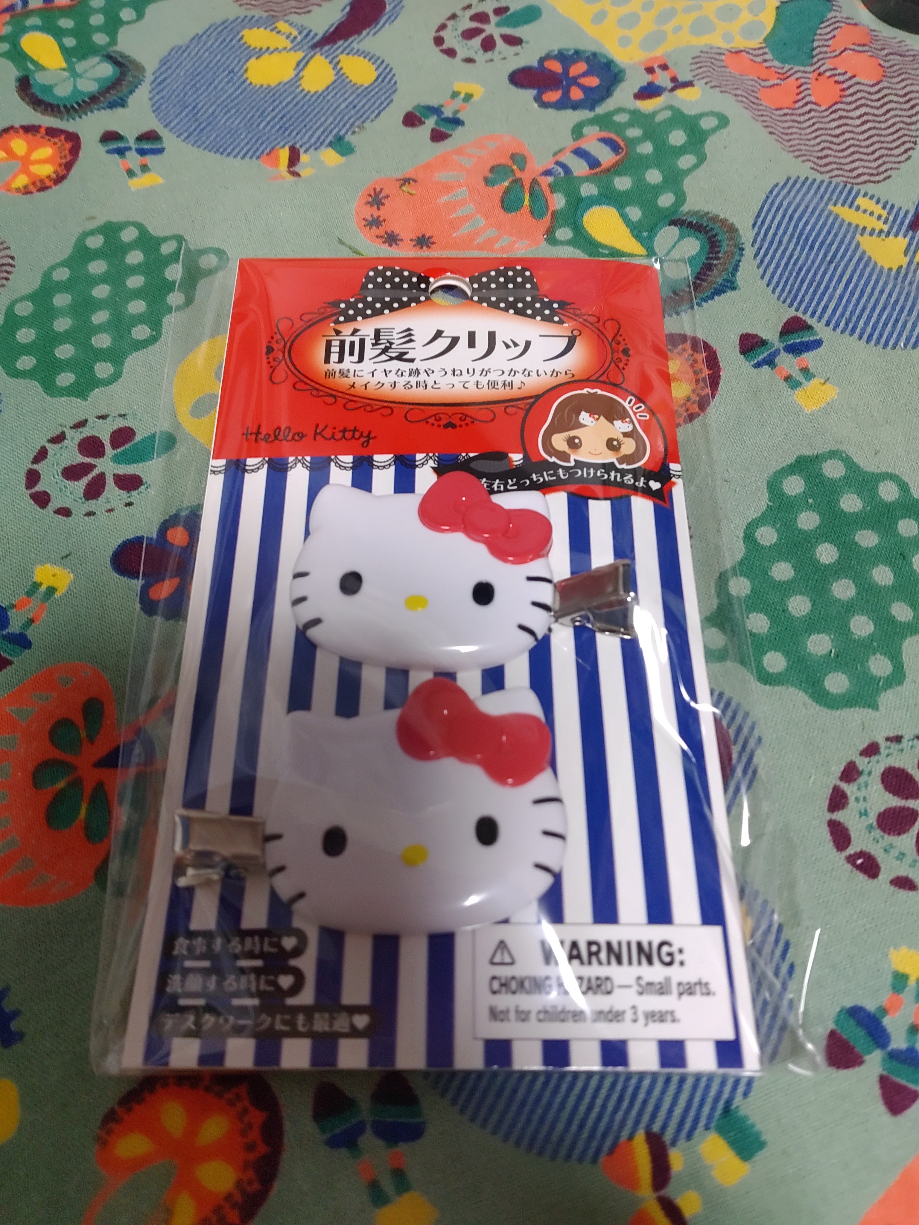 前髪クリップ/サンリオ/ヘアアクセサリーを使ったクチコミ（2枚目）