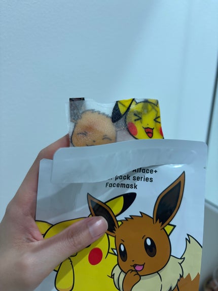 オルフェス BPS ピカチュウ・イーブイ デザイン/ALFACE+/シートマスク・パックを使ったクチコミ(3枚目)