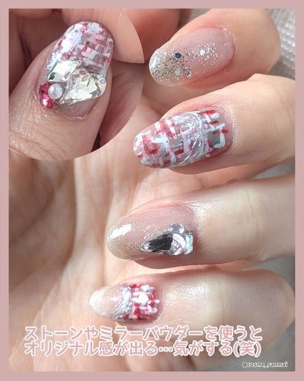 パル カラージェル/キャンドゥ/ジェルネイルを使ったクチコミ(4枚目)