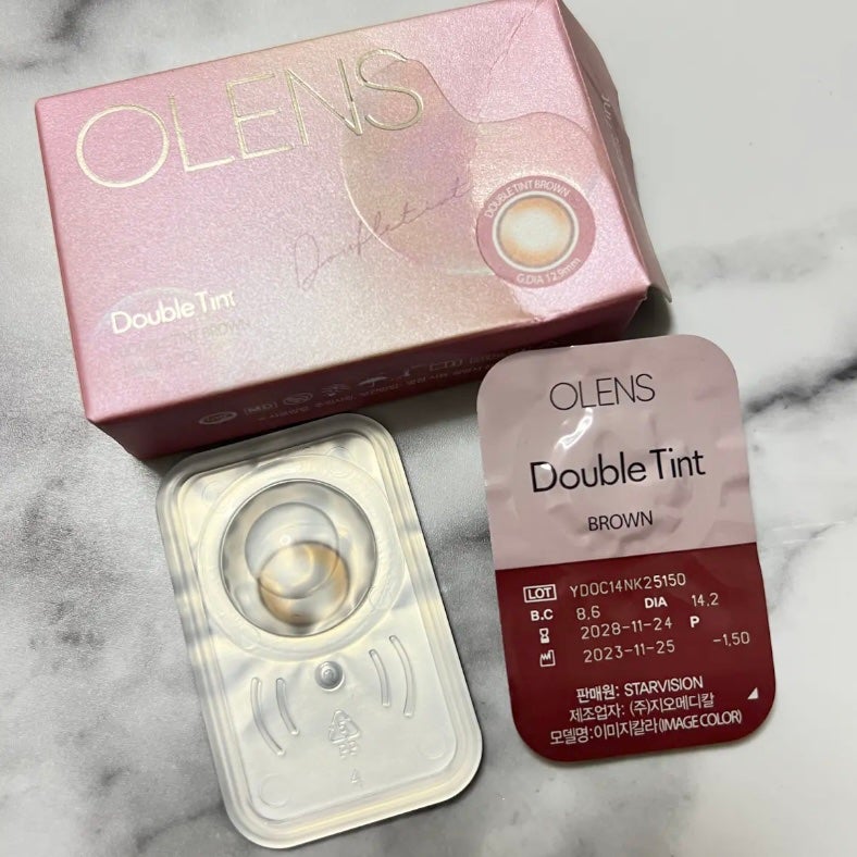 Double Tint 1day/OLENS/カラーコンタクトレンズを使ったクチコミ(3枚目)