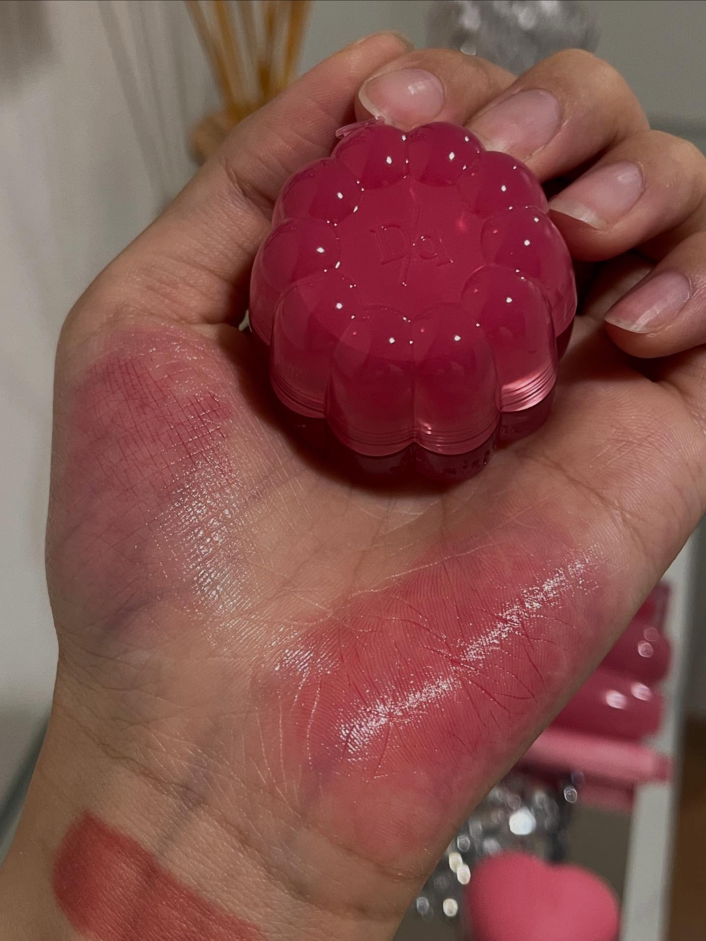 ピュアウォーターリップグロス 08 クリーミーピンク/dasique/リップグロスを使ったクチコミ（2枚目）