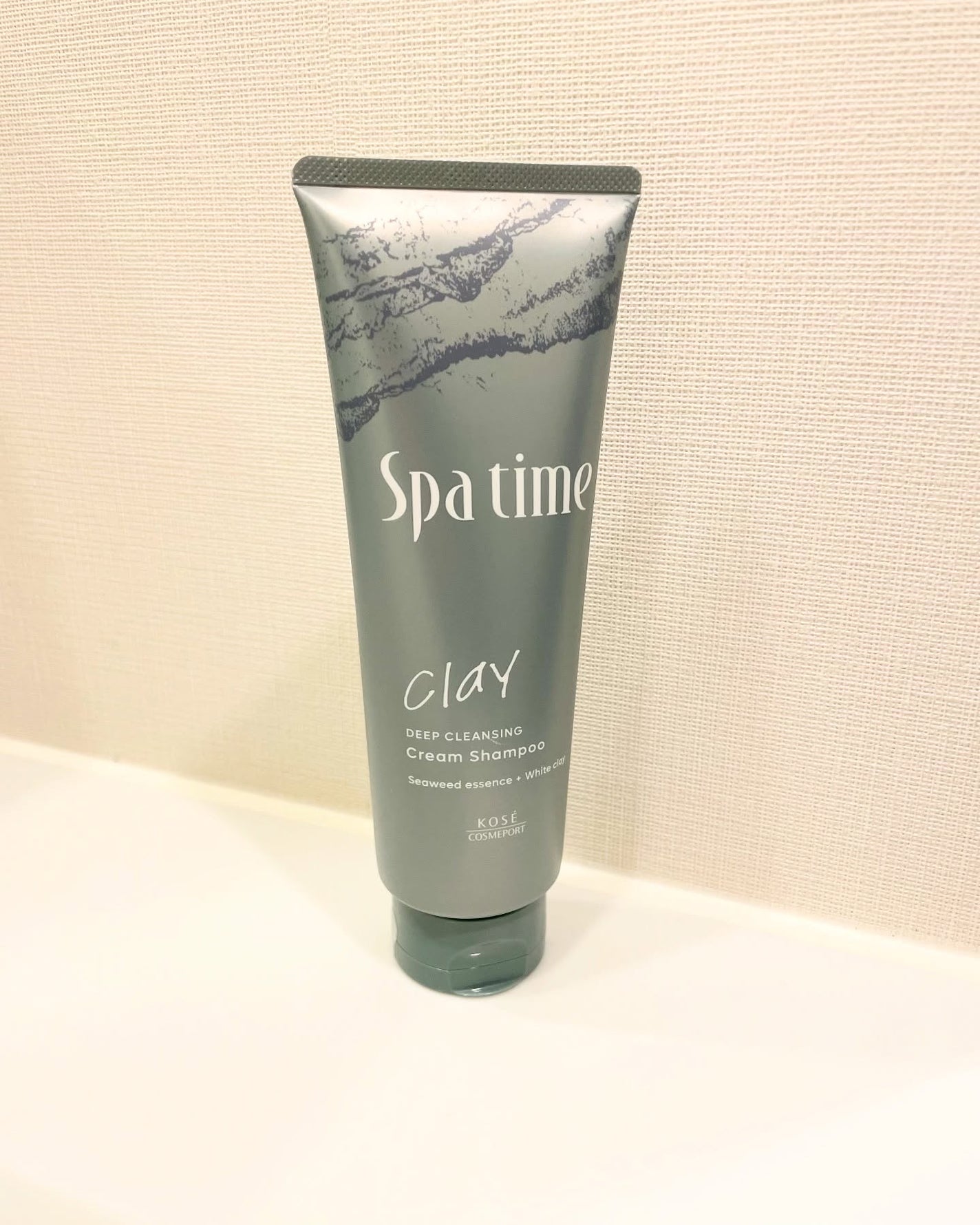 スパタイム クリームシャンプー (ディープクレンジング)/Spa time/市販シャンプーを使ったクチコミ(1枚目)