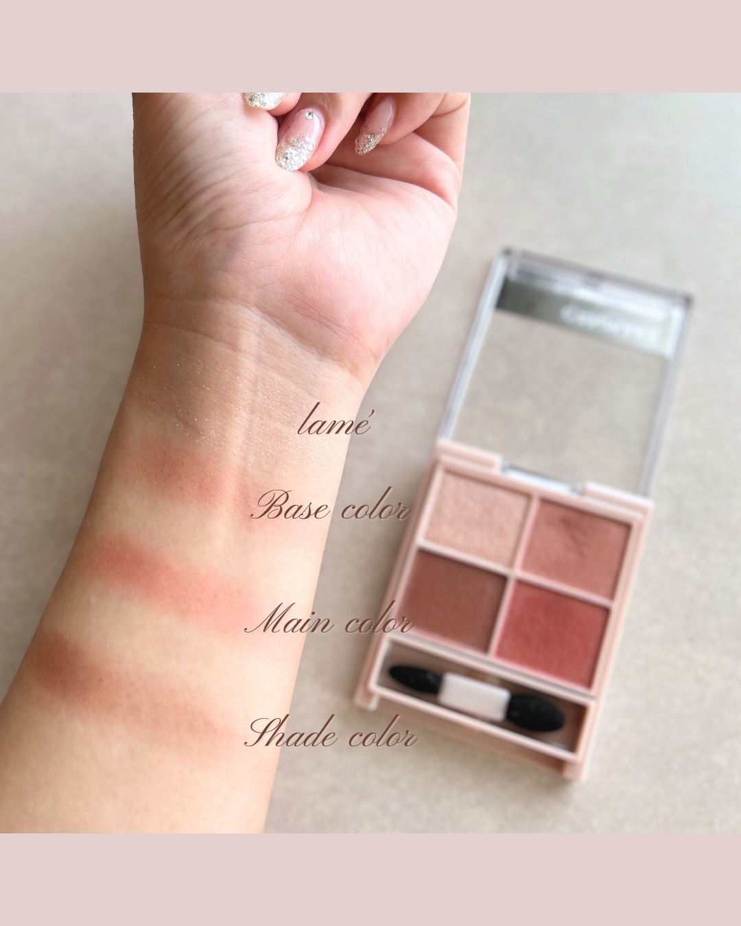 シルキースフレアイズ（マットタイプ）/キャンメイク/アイシャドウパレットを使ったクチコミ（3枚目）