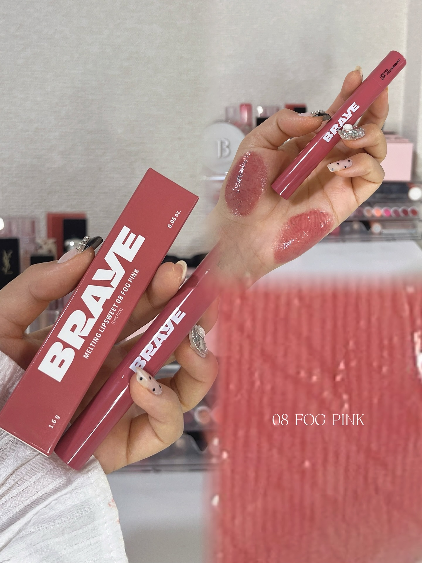 メルティングリップスウィート/BRAYE/口紅を使ったクチコミ（3枚目）