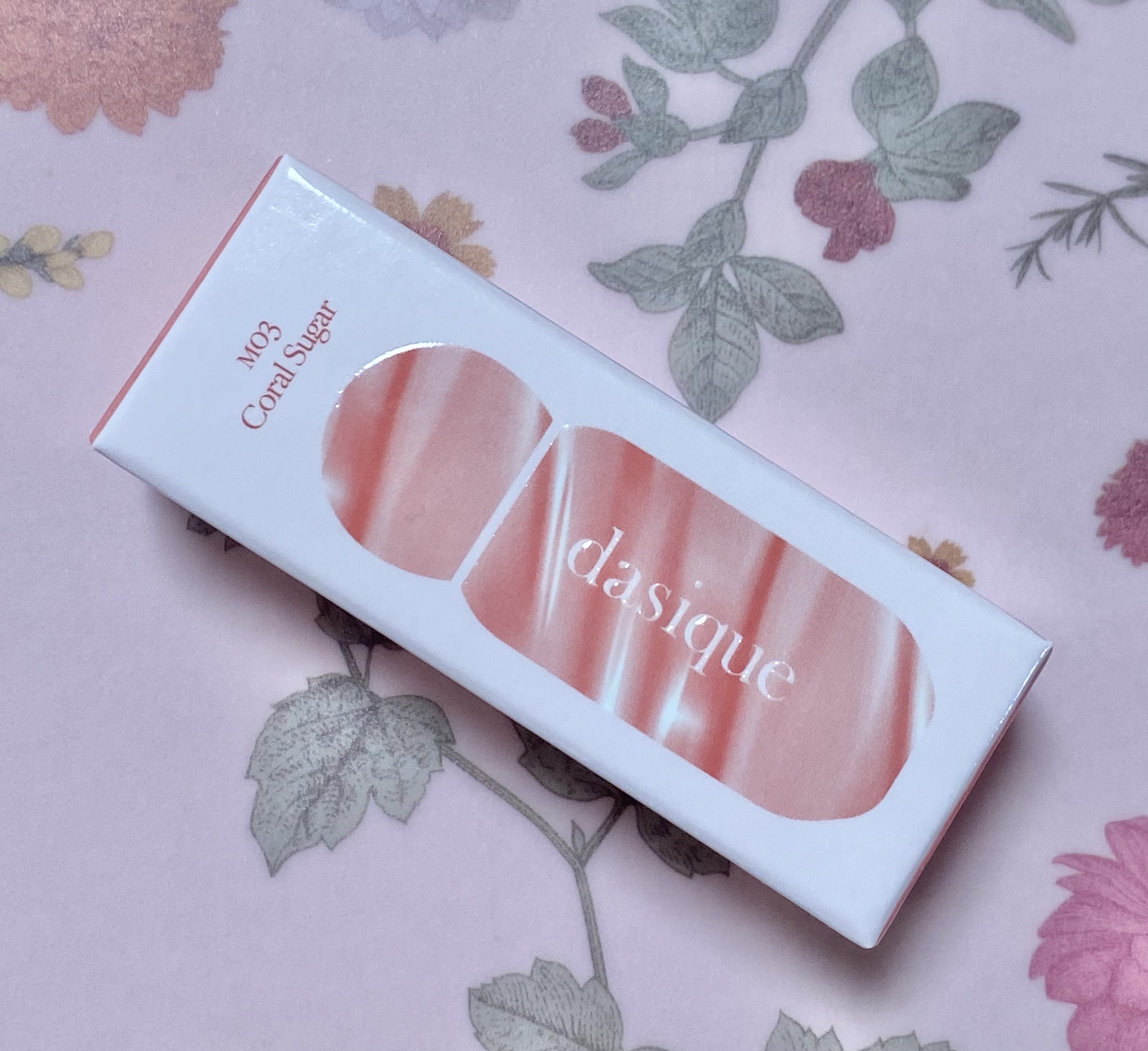 ジューシーデューイグロウティント 03 コーラルシュガー(ミニ) /dasique/リップティントを使ったクチコミ（1枚目）