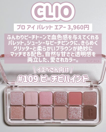 プロ アイ パレット エアー/CLIO/アイシャドウパレットを使ったクチコミ(4枚目)