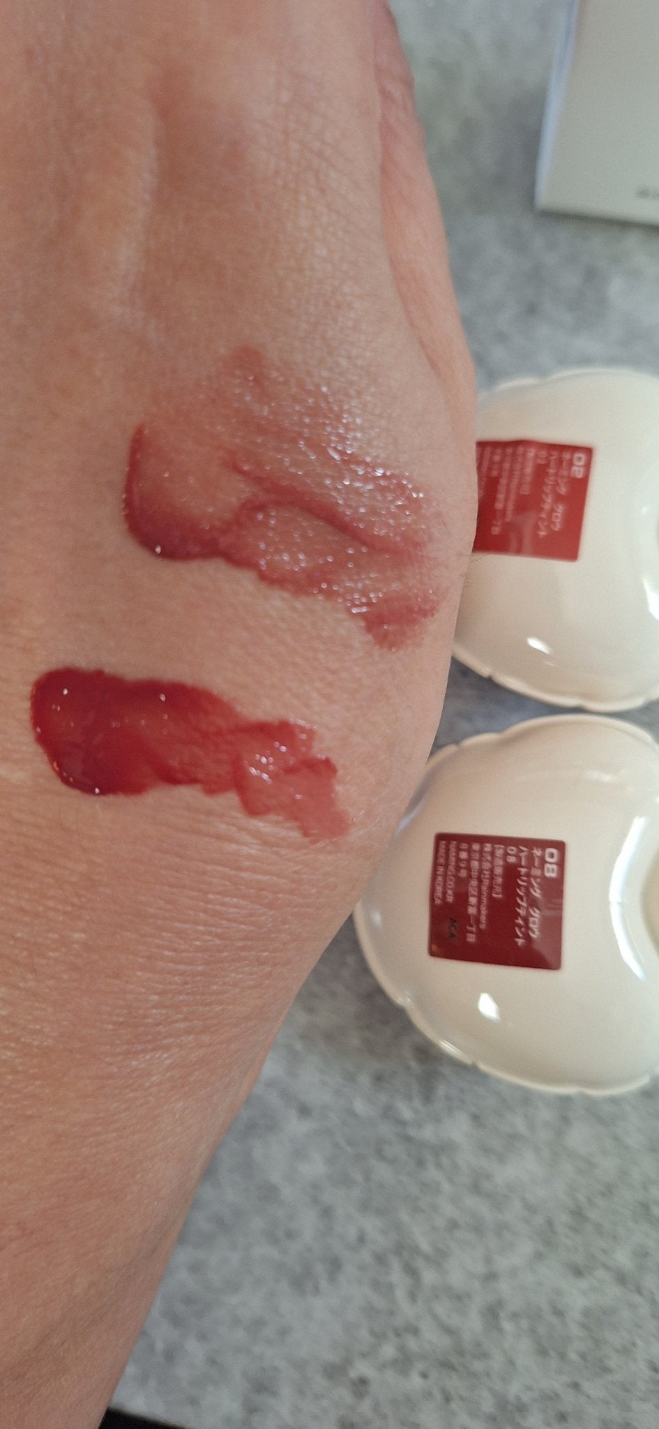 ネーミング グロウ ハートリップティント/NAMING./リップティントを使ったクチコミ(2枚目)