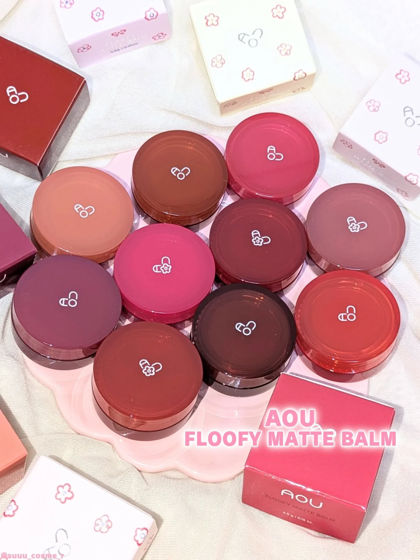 マットふわバーム/AOU/口紅を使ったクチコミ（1枚目）