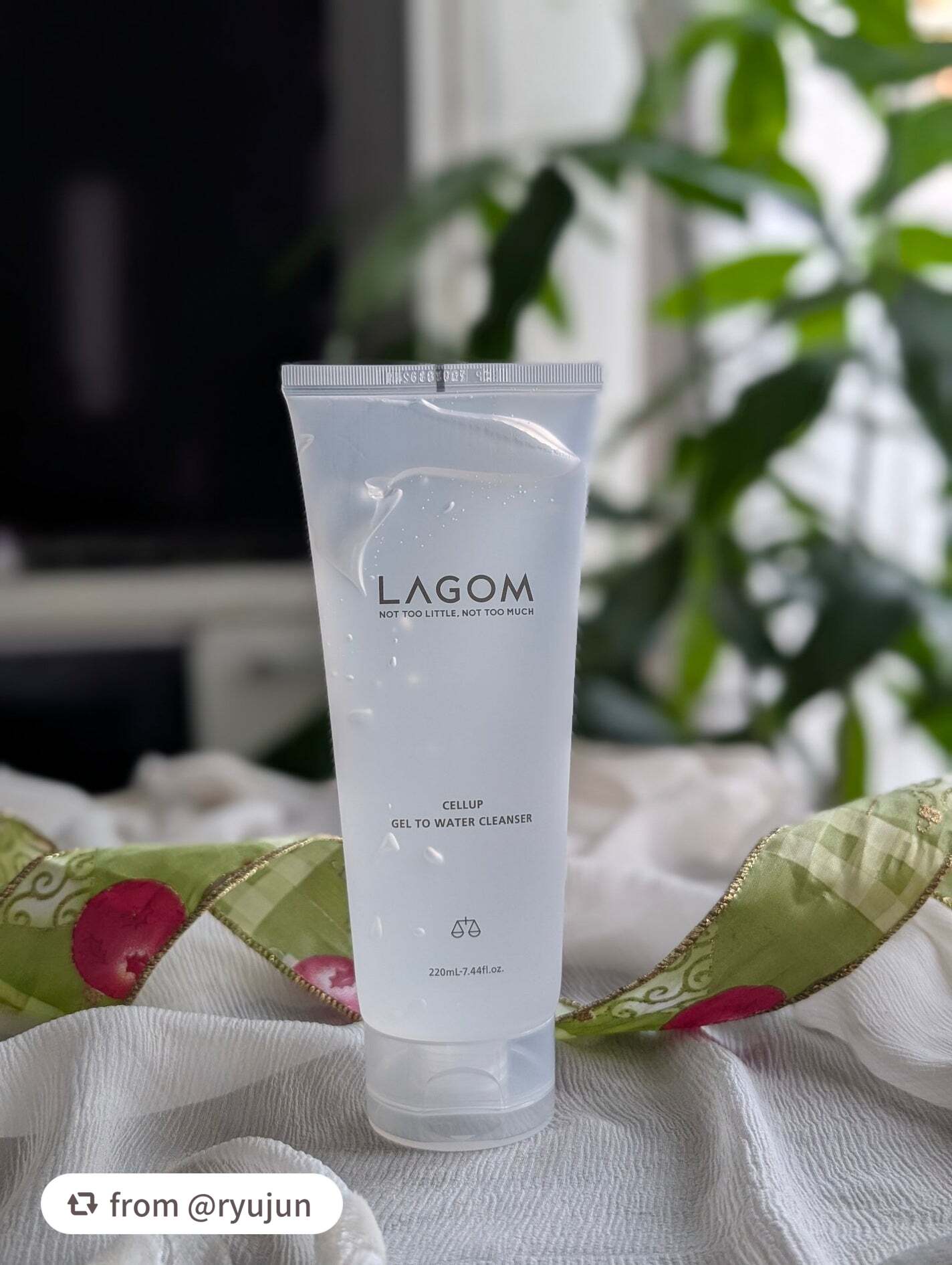 ラゴム ジェルトゥウォーター クレンザー(朝用洗顔)/LAGOM /その他洗顔料を使ったクチコミ(1枚目)