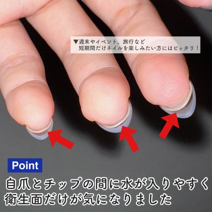 ネイルチップ(シールタイプ)/FINGER SUIT/ネイルチップ・パーツを使ったクチコミ(8枚目)