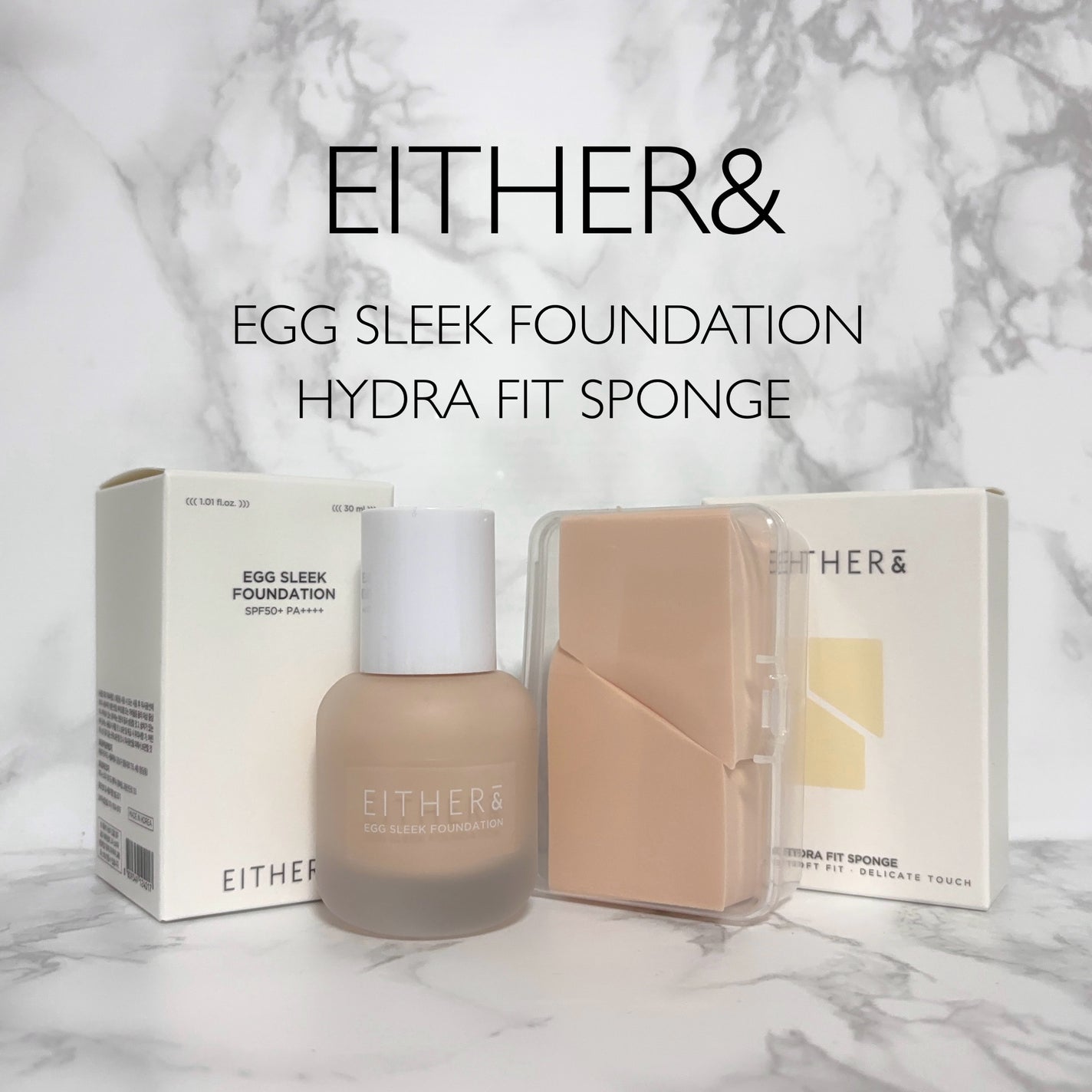 エッグスリックファンデーション/EITHER&/リキッドファンデーションを使ったクチコミ(1枚目)