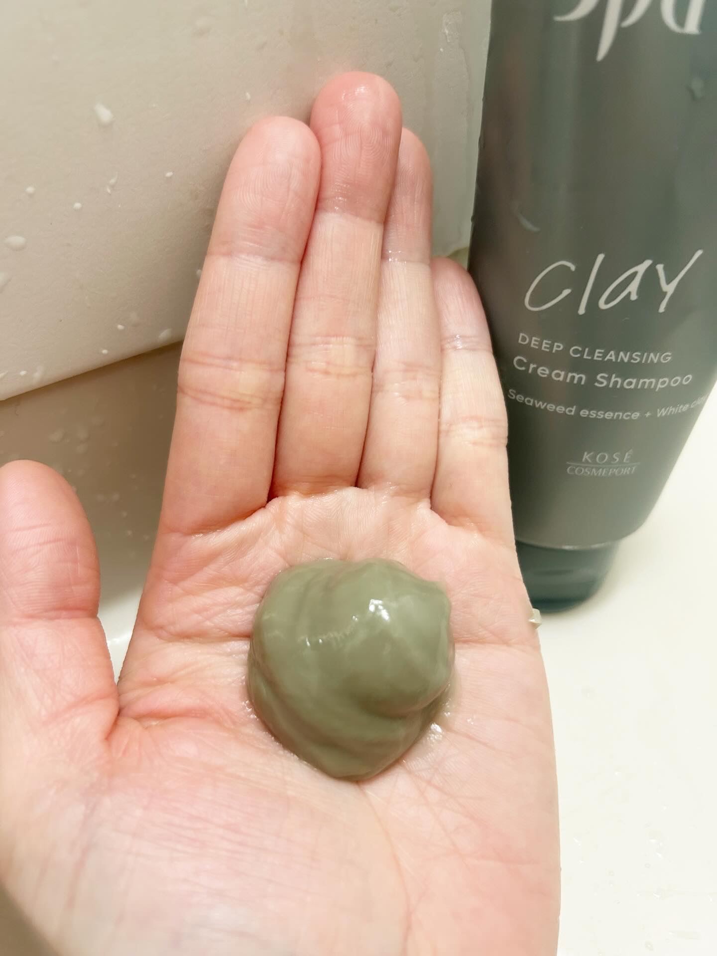 スパタイム クリームシャンプー （ディープクレンジング） 250g/Spa time/市販シャンプーを使ったクチコミ（2枚目）