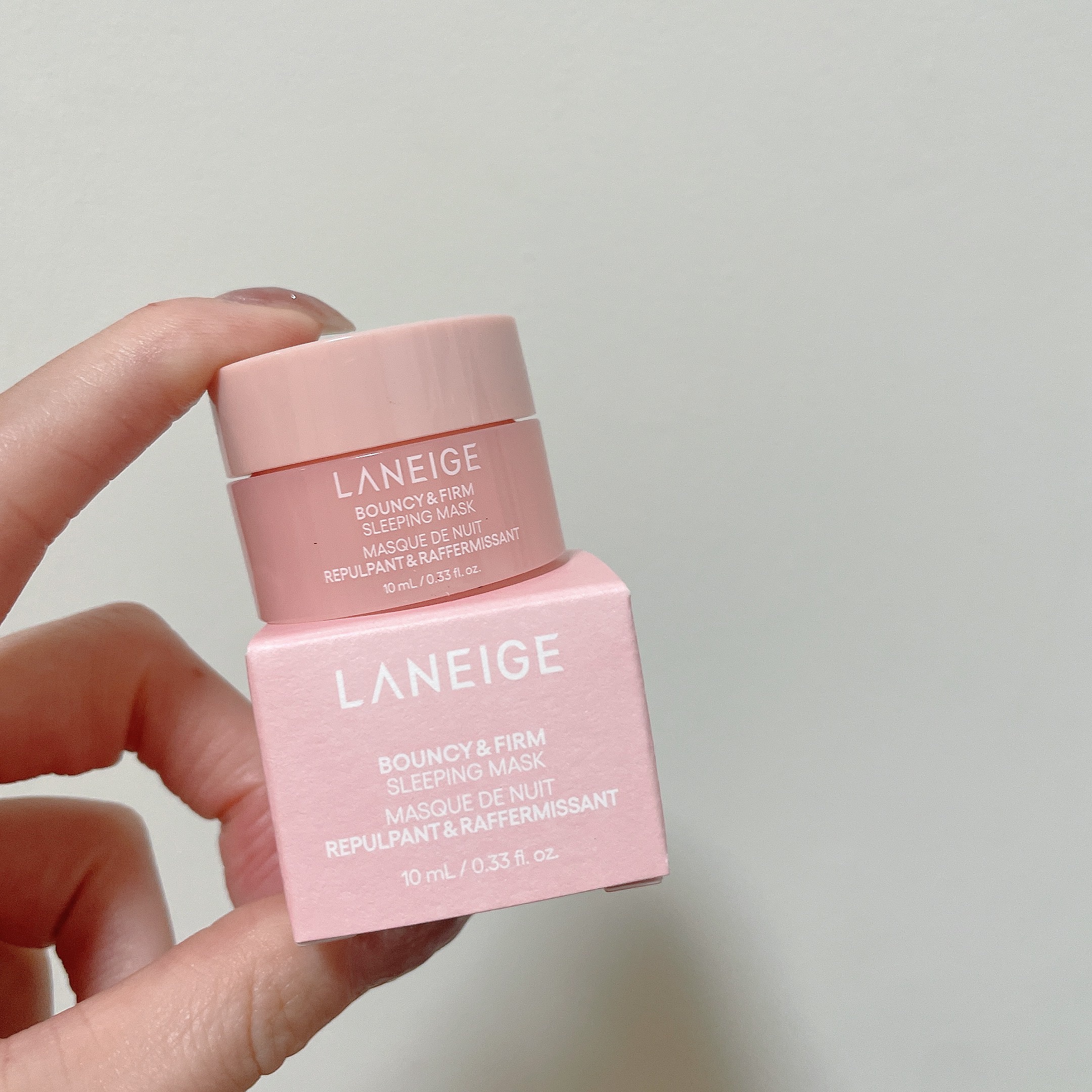 バウンシースリーピングマスクに星5個の評価をつけました