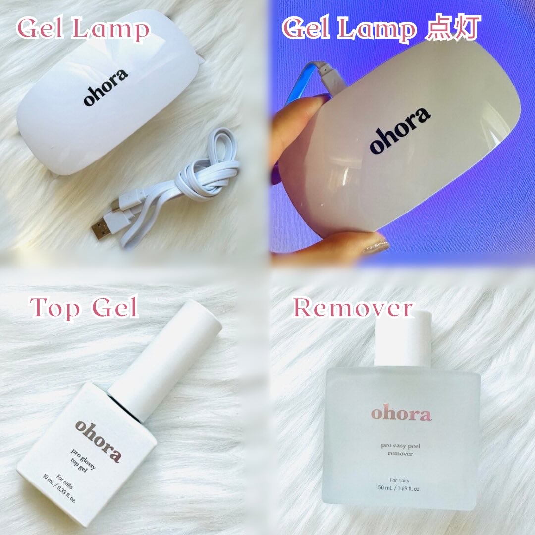 セミキュアジェルネイル（ハンド）/ohora/ネイルシールを使ったクチコミ（3枚目）