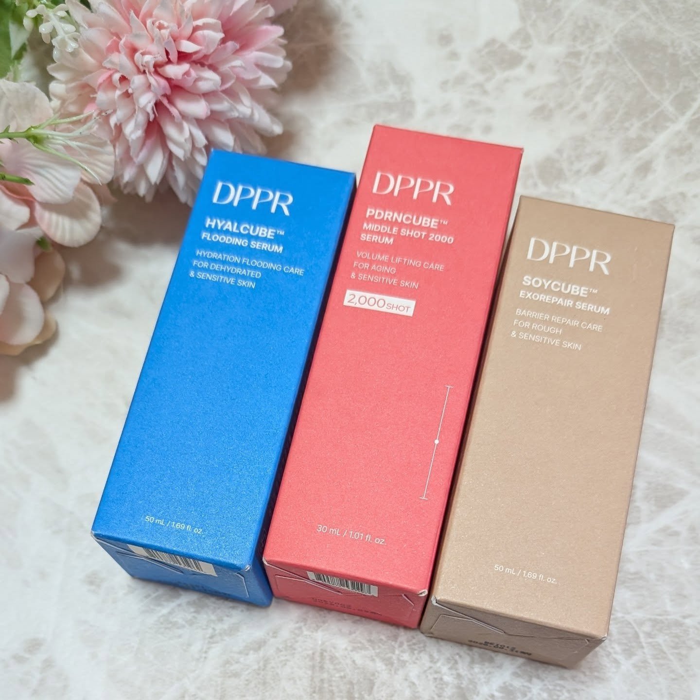 ヒアルキューブ フラッディングセラム/DPPR/美容液を使ったクチコミ（2枚目）