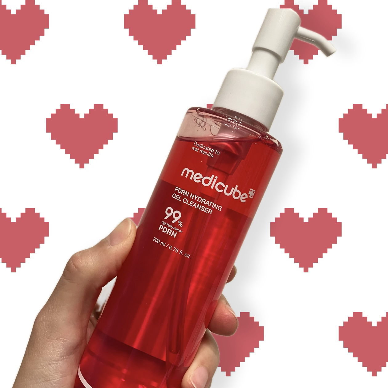 MEDICUBE PDRN ピンクジェルトゥフォームクレンザーのクチコミ「メディキューブ
PDRN ハイドレーティング　ジェルクレンザー

洗顔兼ライトメイクなら落ちる.....」（1枚目）