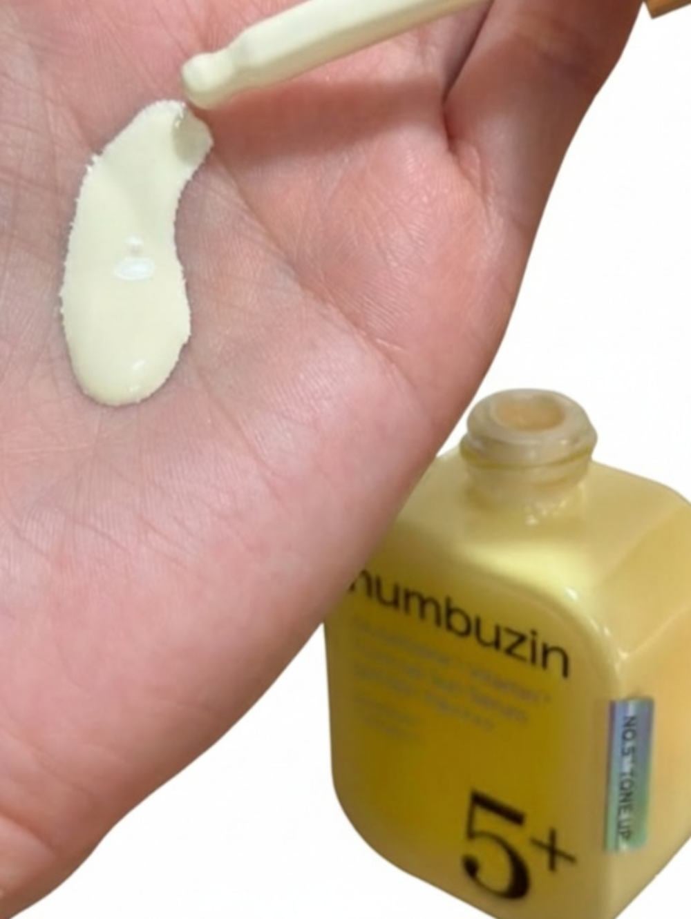 5番 白玉グルタチオンCトーンアップベース SPF50+ PA++++/numbuzin/化粧下地を使ったクチコミ(2枚目)