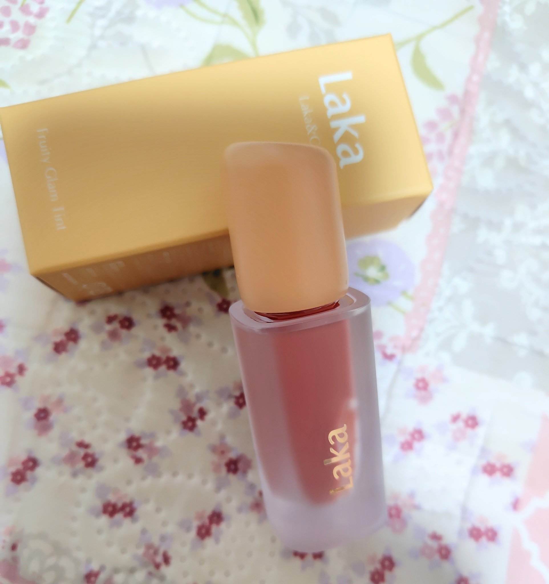 フルーティーグラムティント/Laka/リップティントを使ったクチコミ（2枚目）