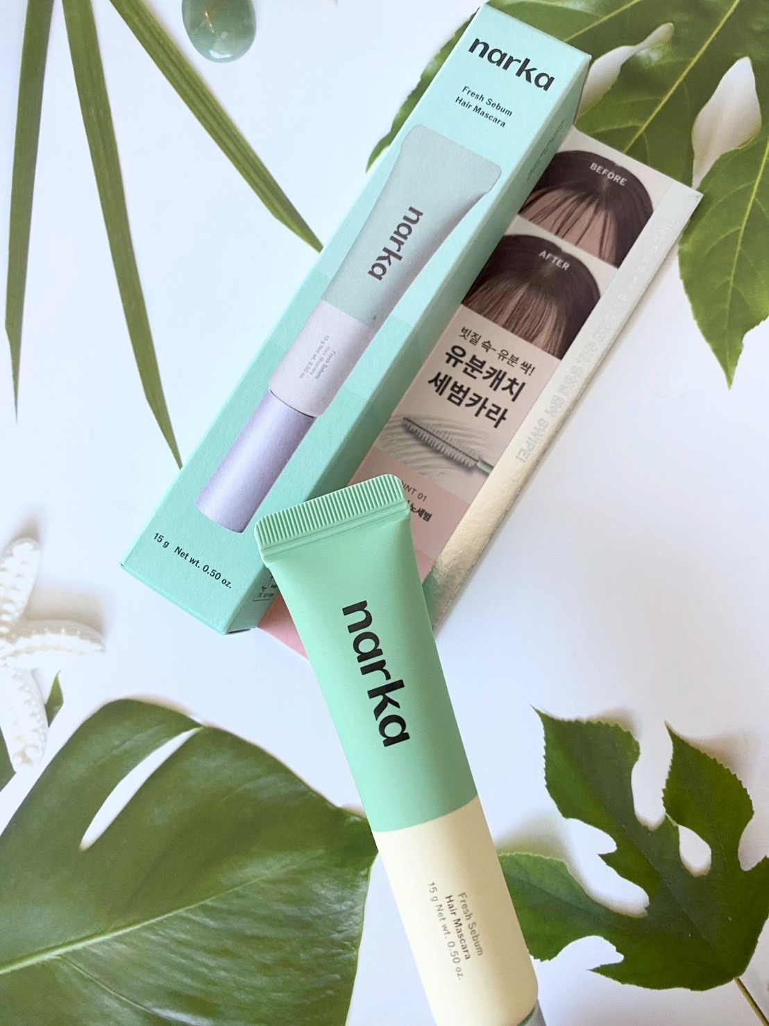 フレッシュセバムヘアマスカラ/narka/その他スタイリングを使ったクチコミ（2枚目）