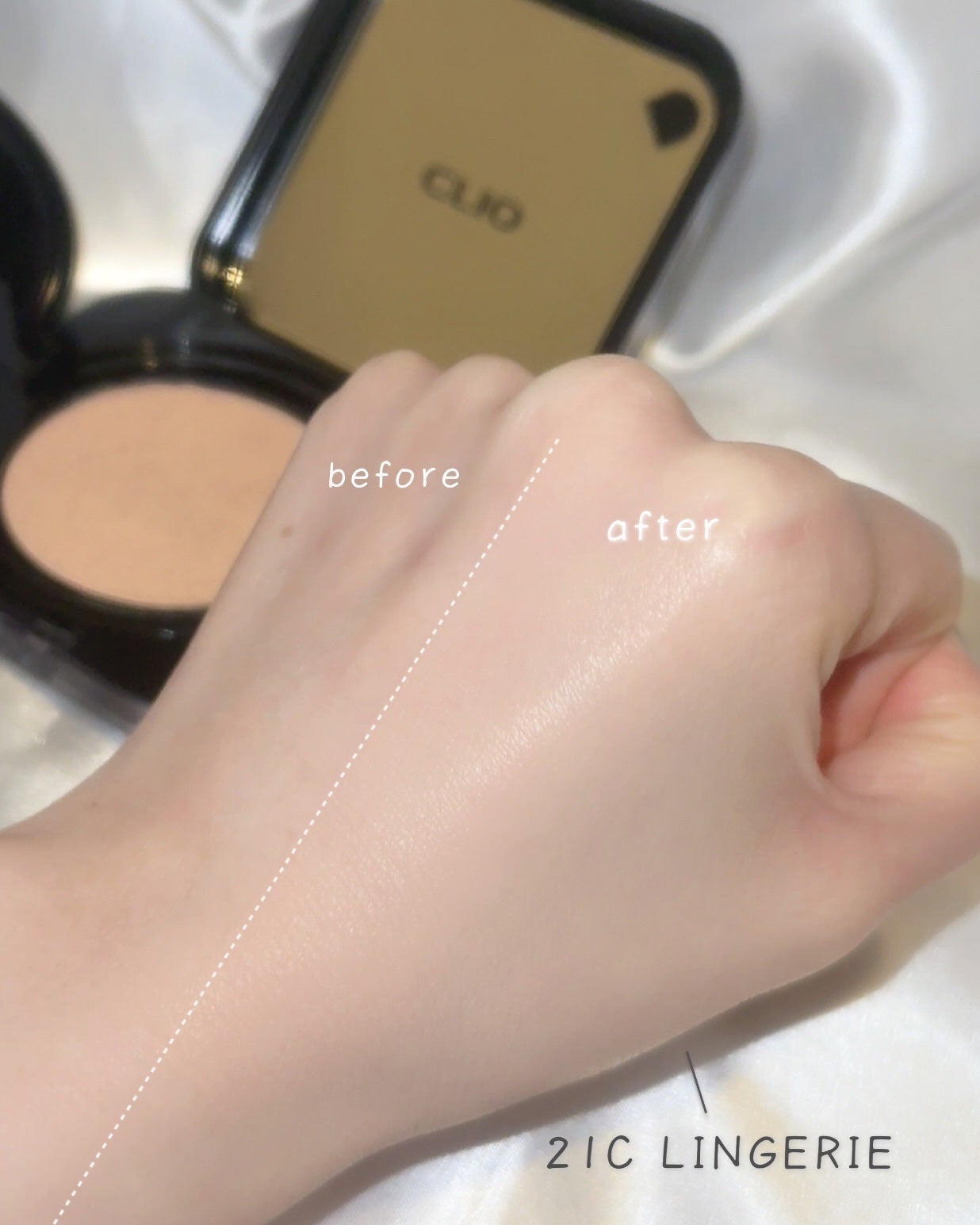 キル カバー ファンウェア クッション/CLIO/クッションファンデーションを使ったクチコミ(4枚目)