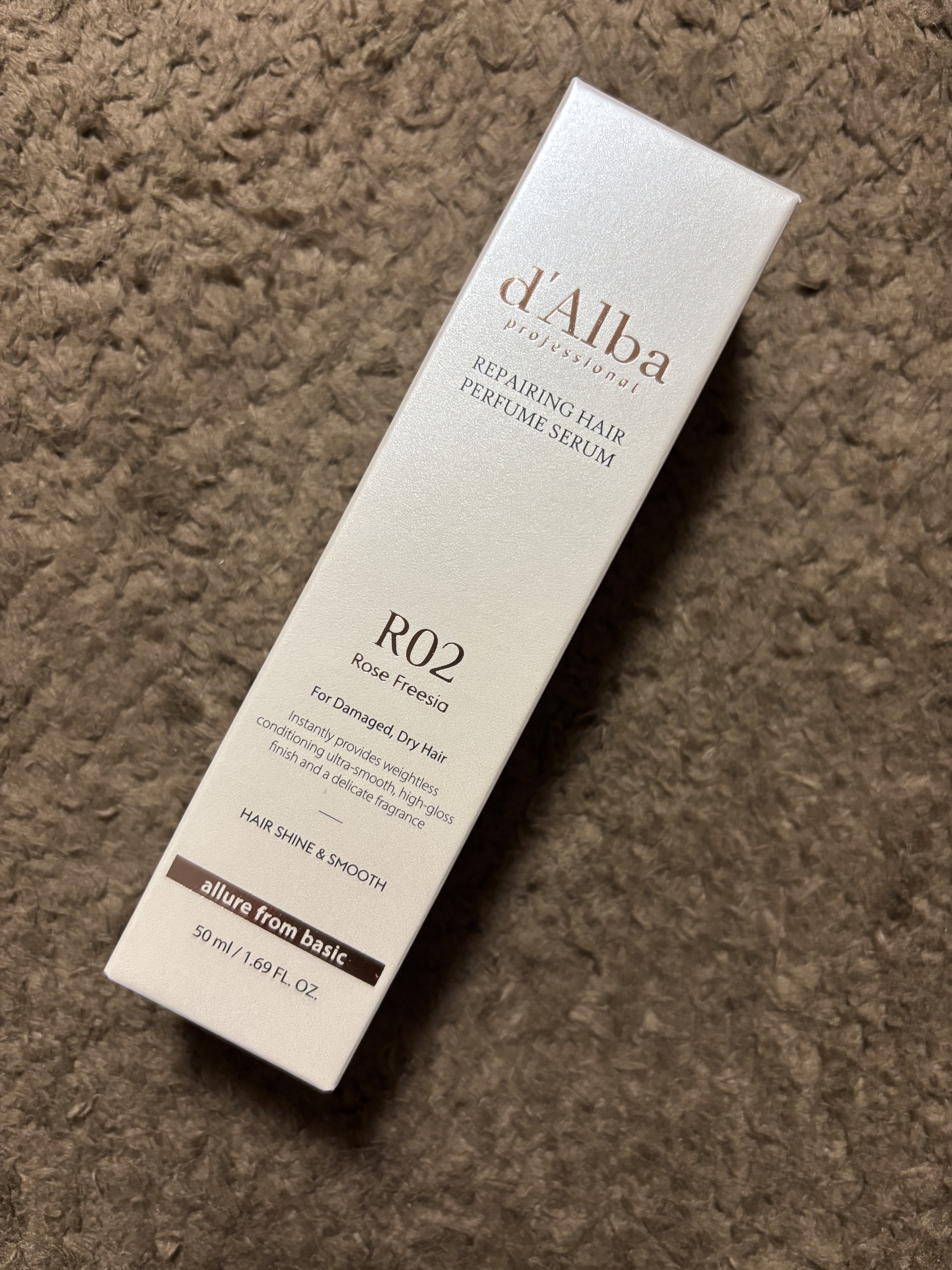 プロフェッショナルリペアリングヘアパヒュームセラム/ダルバ/ヘアミストを使ったクチコミ（1枚目）