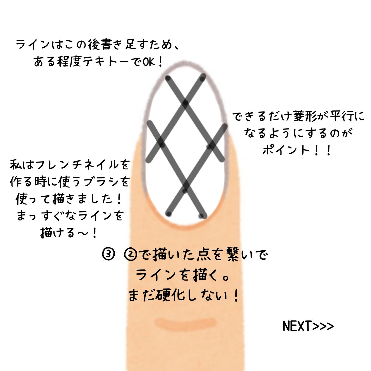 ジェルネイル(ライト対応)/セリア/ジェルネイルを使ったクチコミ(4枚目)