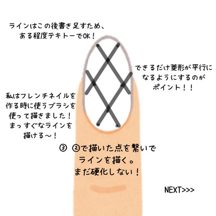 ジェルネイル(ライト対応)/セリア/ジェルネイルを使ったクチコミ(4枚目)