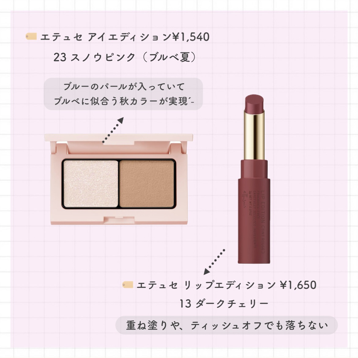 エテュセ リップエディション(ティントルージュ)/ettusais/リップティントを使ったクチコミ（2枚目）