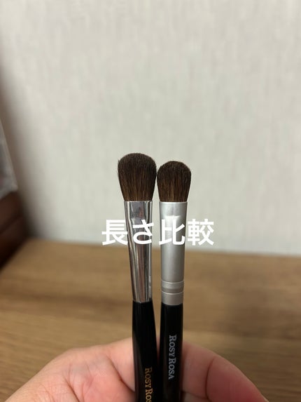 熊野筆 アイシャドウ用/ロージーローザ/メイクブラシを使ったクチコミ(2枚目)