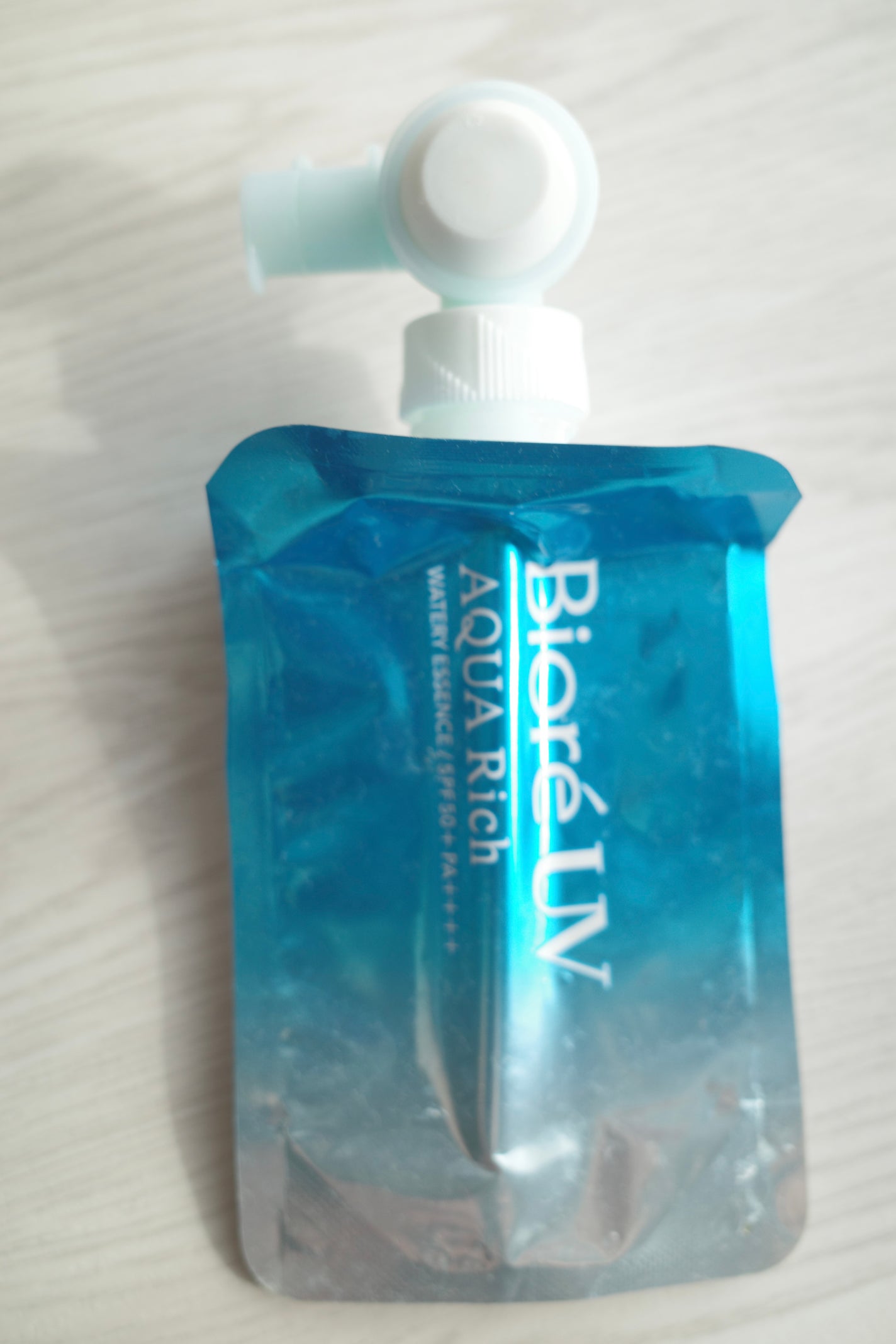 アクアリッチ フレッシュパウチ/ビオレ/日焼け止めローションを使ったクチコミ(1枚目)