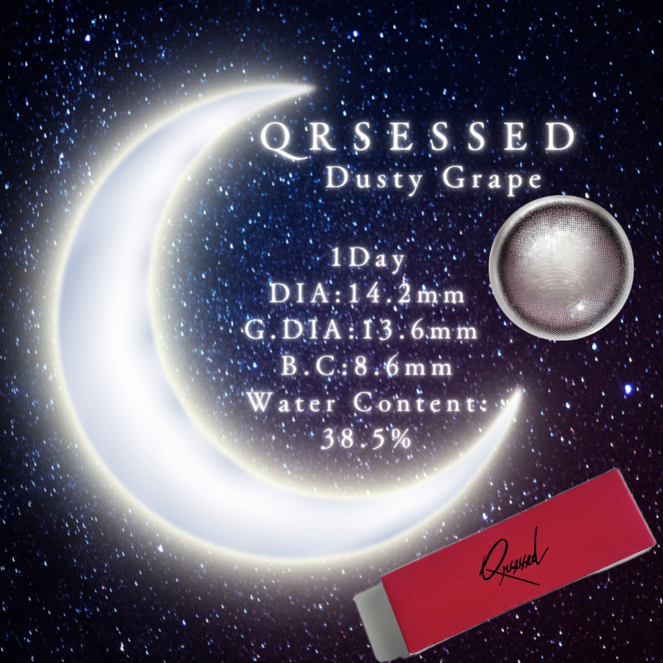 Qrsessed 1day/Qrsessed/ワンデー（１DAY）カラコンを使ったクチコミ（2枚目）