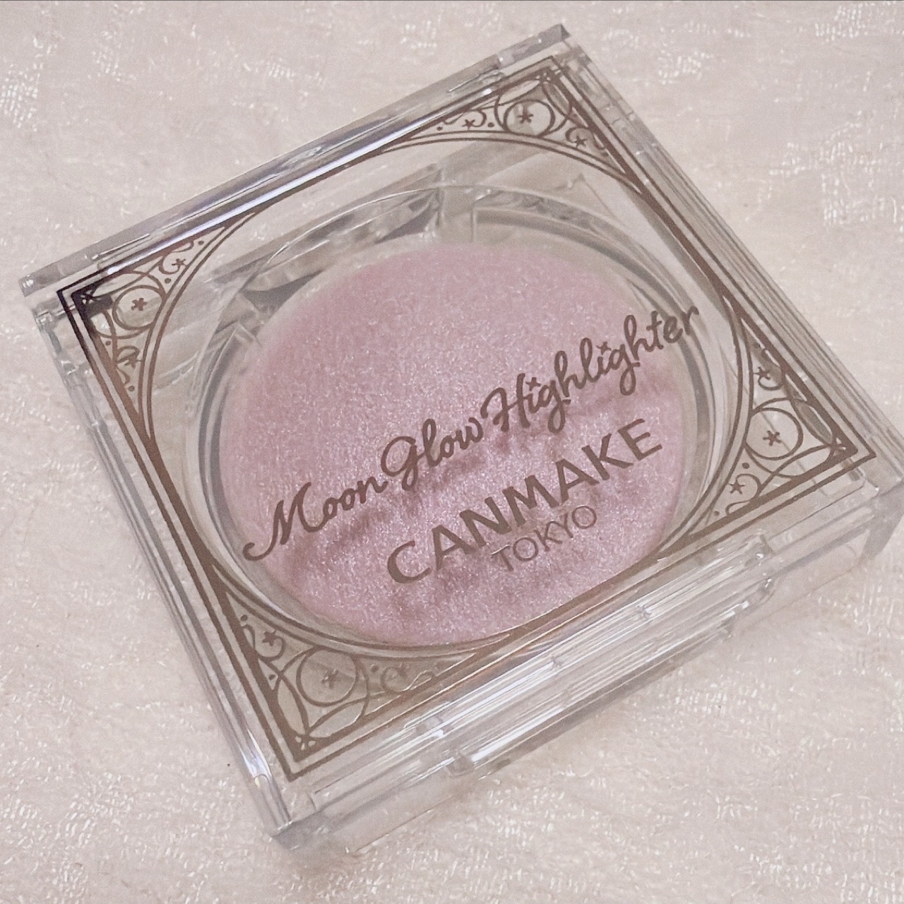 ムーングロウハイライター 03 ムーングロウライラック/キャンメイク/ハイライトを使ったクチコミ（3枚目）