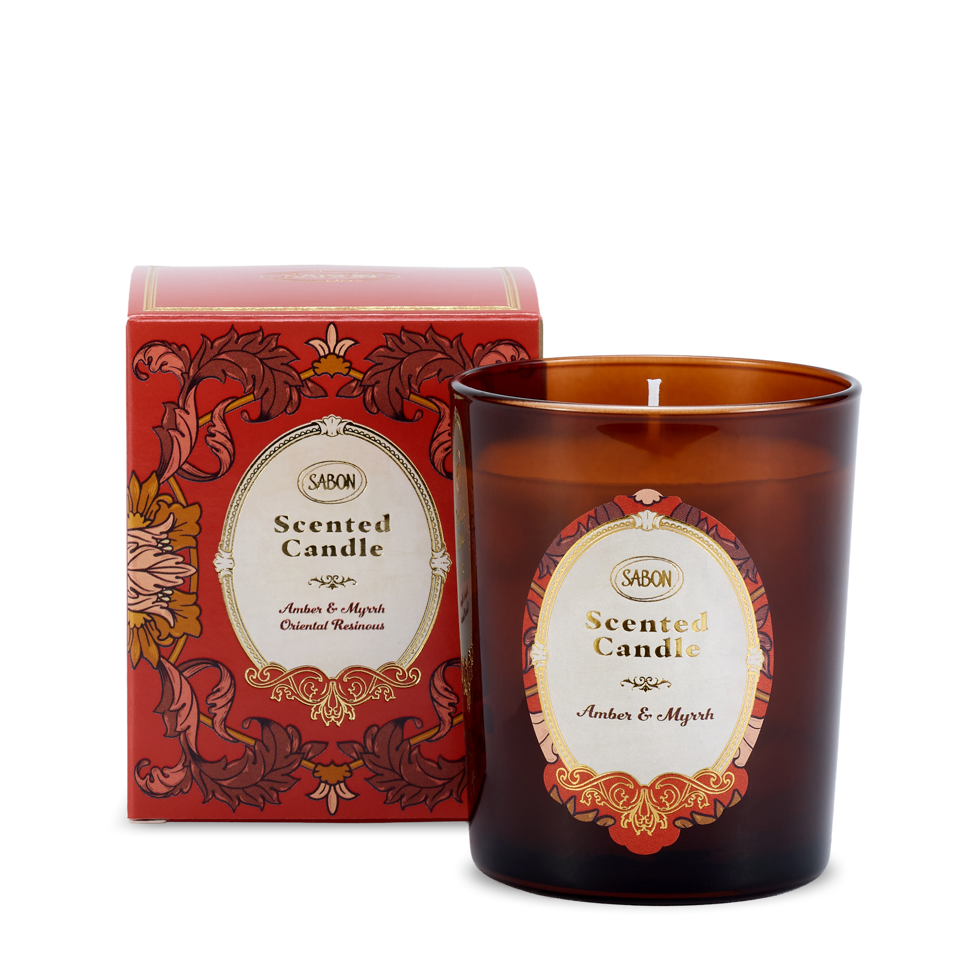 キャンドル アンバー&ミルラ / SABON