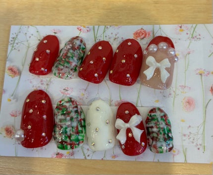 アイシングジェルネイル/セリア/ジェルネイルを使ったクチコミ(1枚目)