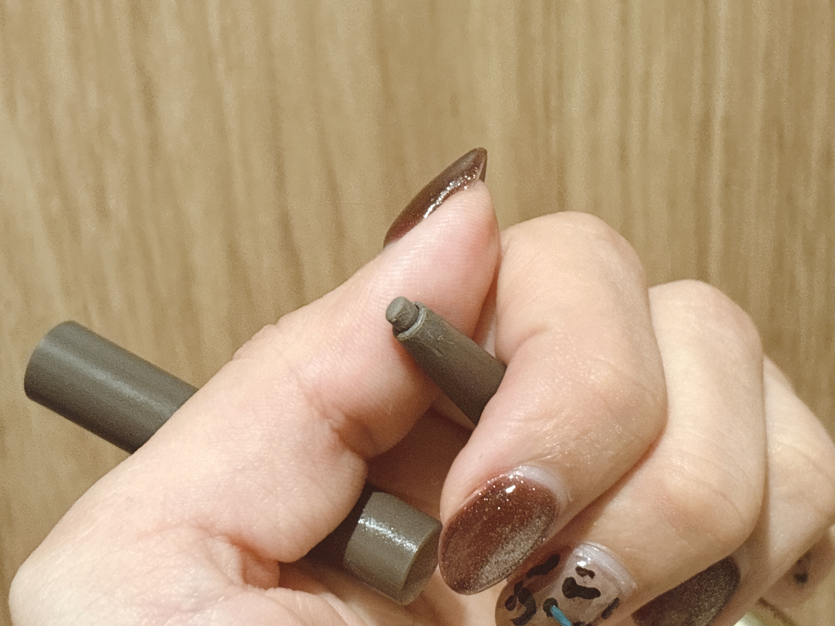 ブラシ付きアイブロウ繰り出し/CEZANNE/アイブロウペンシルを使ったクチコミ（2枚目）