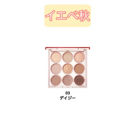 アイカラーパレット 04 ピオニースキン/AMUSE/アイシャドウパレットを使ったクチコミ(3枚目)