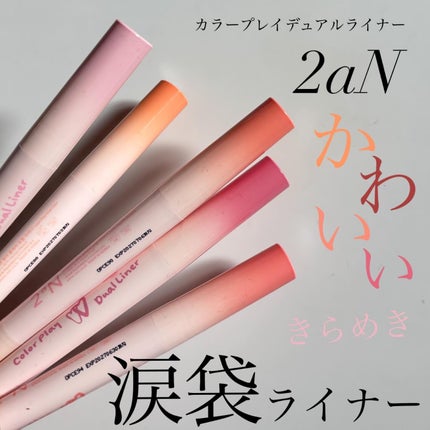 カラープレイデュアルライナー/2aN/スティックアイシャドウを使ったクチコミ(1枚目)