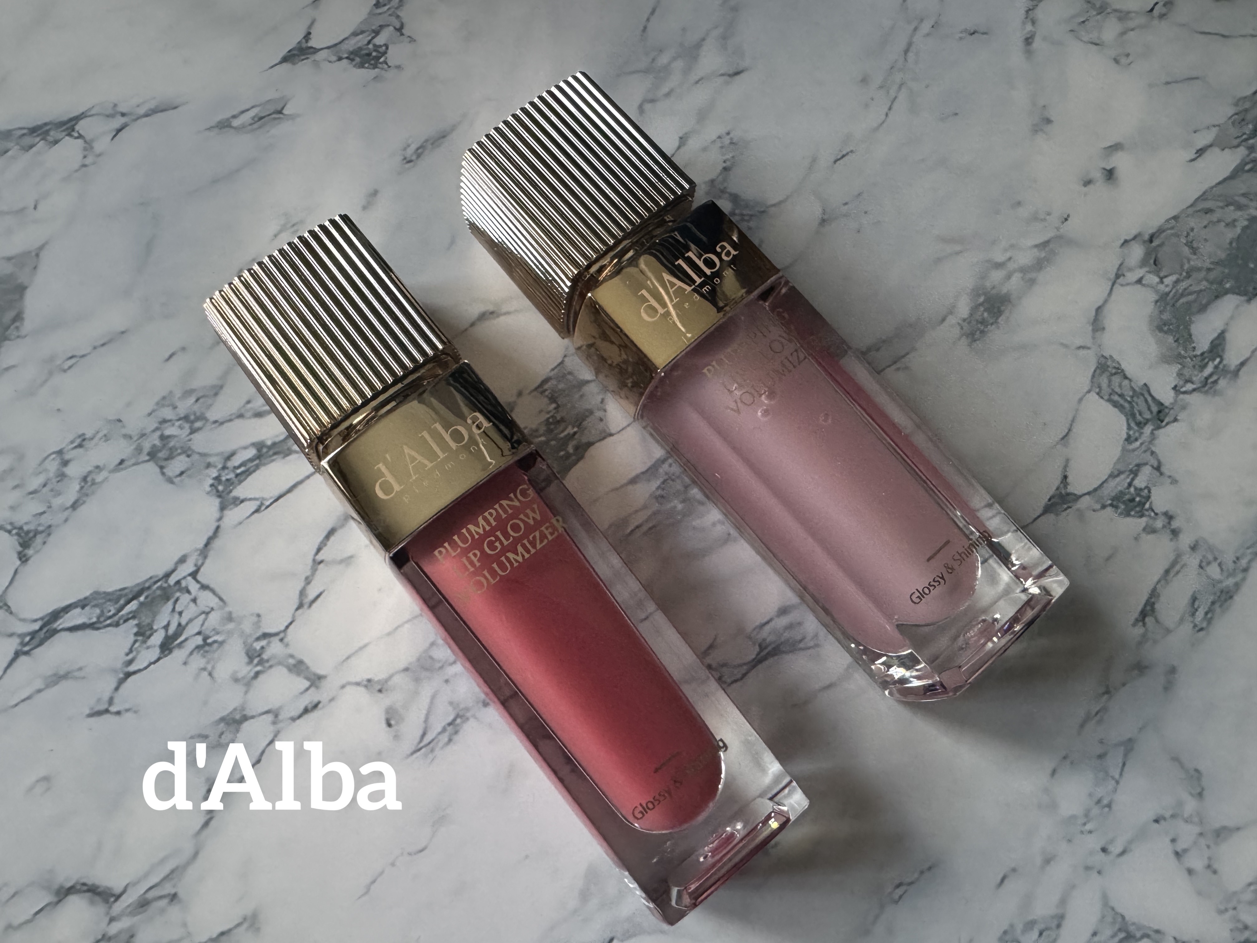 プランピングリップグロウムードボリューマイザー 01 フィーブルピンク(Feeble Pink)/ダルバ/リップグロスを使ったクチコミ（1枚目）