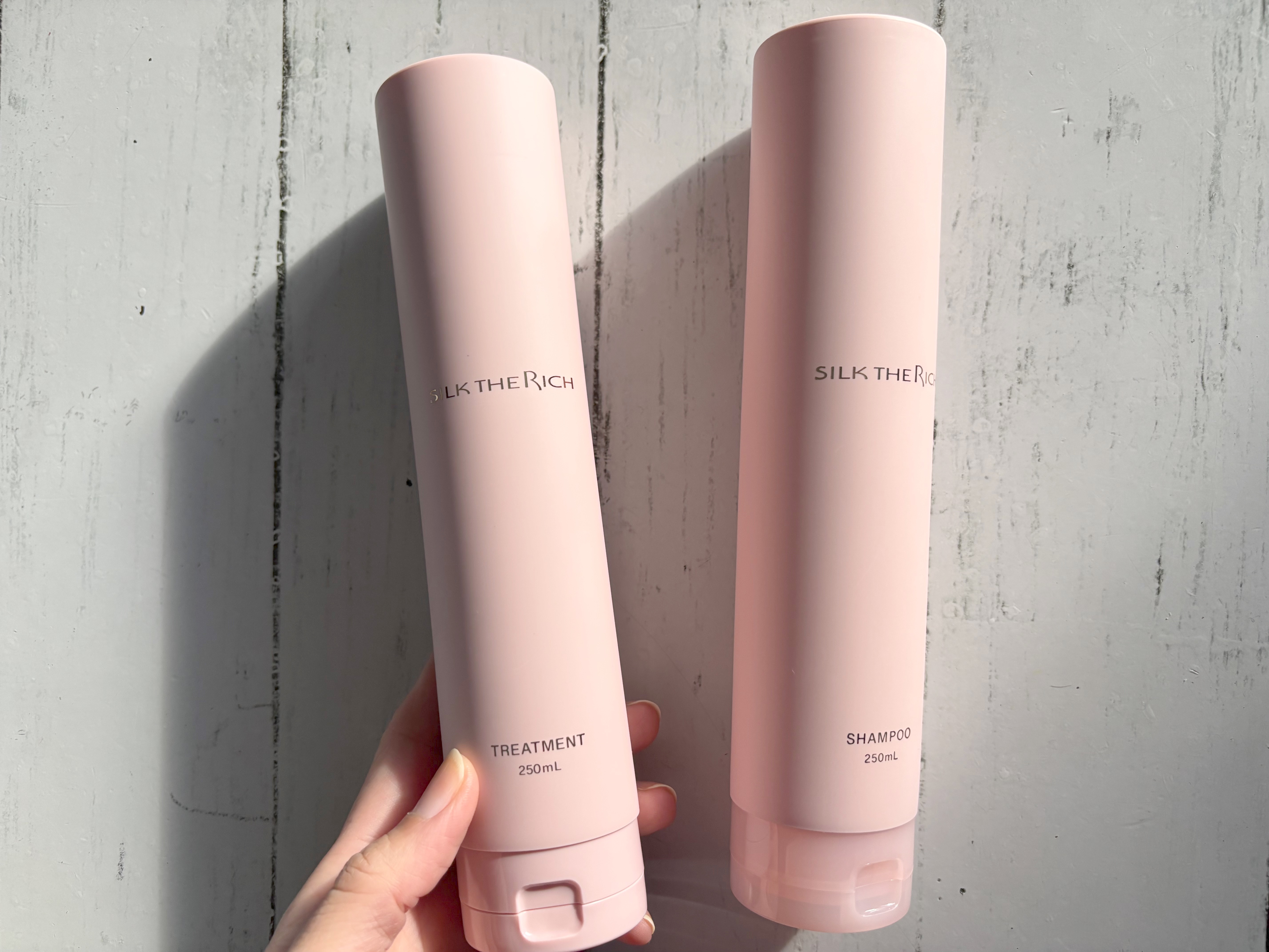 SILK THE RICH ハイモイスト&リペア シャンプー・トリートメント/SILK THE RICH/市販シャンプーを使ったクチコミ（1枚目）