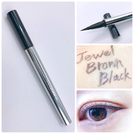 マスコード スリークリキッド アイライナー /MASCODE/リキッドアイライナーを使ったクチコミ(2枚目)