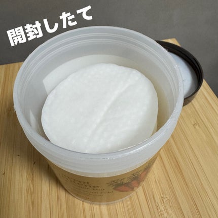 キャロットカロテン カーミングウォーターパッド 60枚(250g)/SKINFOOD/トナーパッドを使ったクチコミ(3枚目)