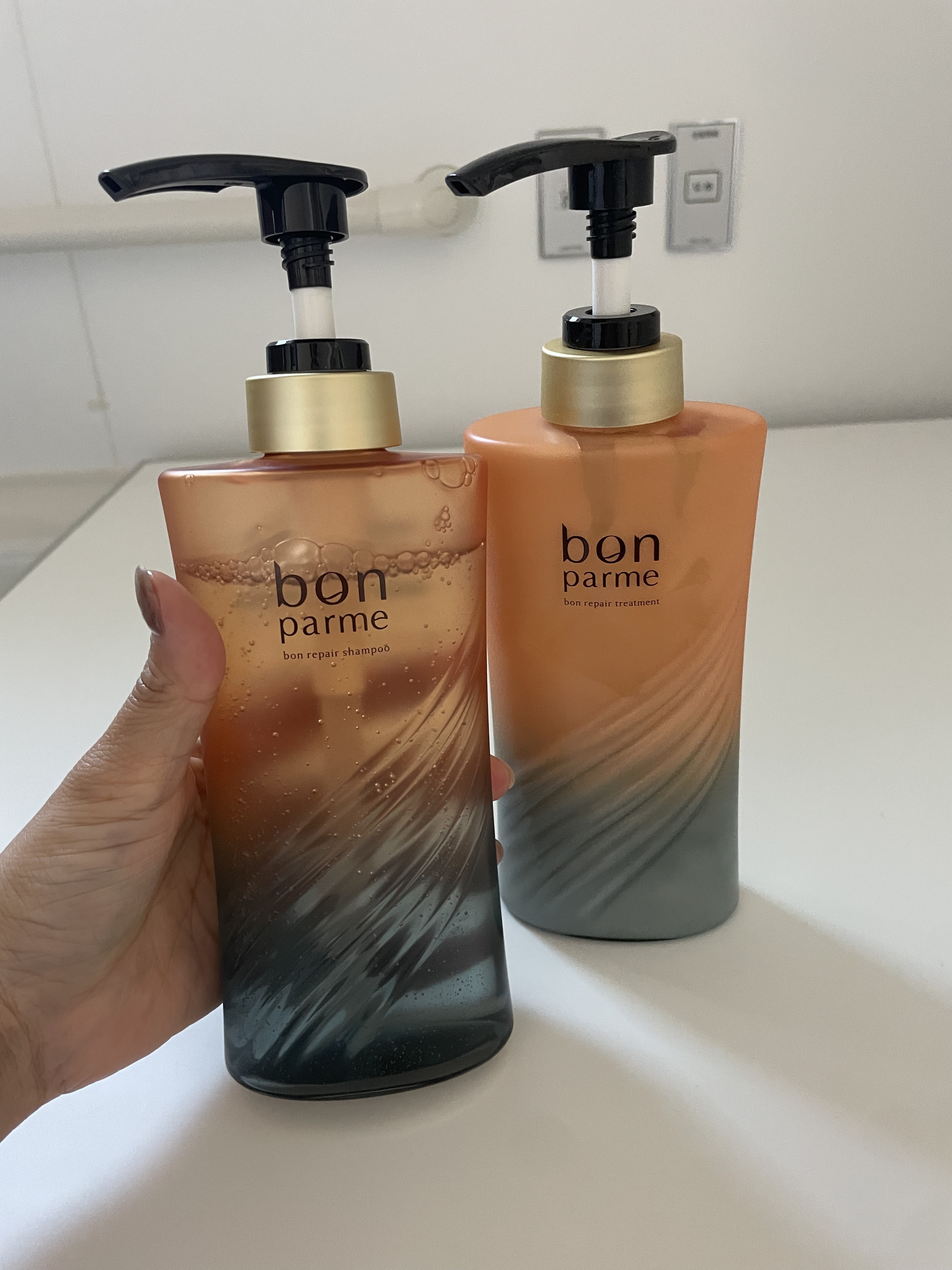 ボンリペア シャンプー/トリートメント/bonparme/シャンプー・コンディショナーを使ったクチコミ（1枚目）