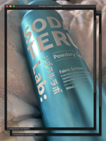 柔軟剤(パウダリーサボンの香り)/ソダテルラボ/柔軟剤を使ったクチコミ(1枚目)