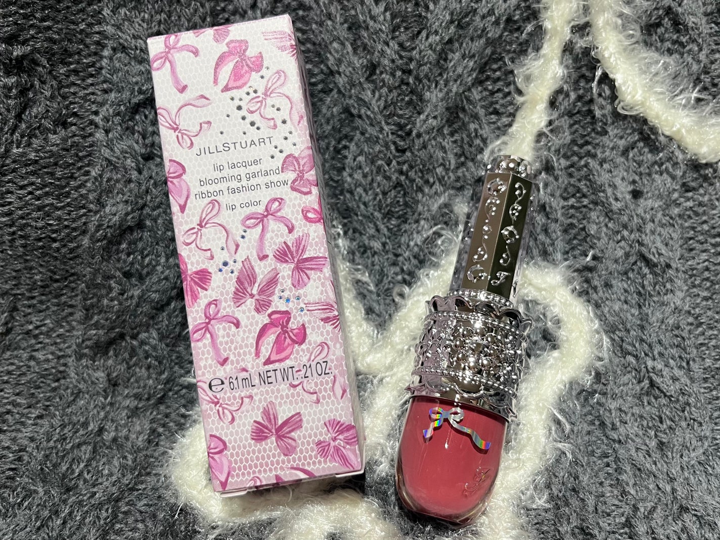 リップラッカー ブルーミングガーランド/JILL STUART/口紅を使ったクチコミ(1枚目)