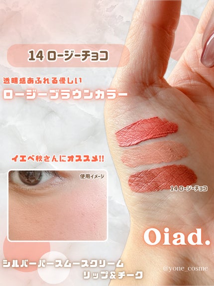 シルバーパース ムースクリーム リップ&チーク/oiad/ジェル・クリームチークを使ったクチコミ(6枚目)