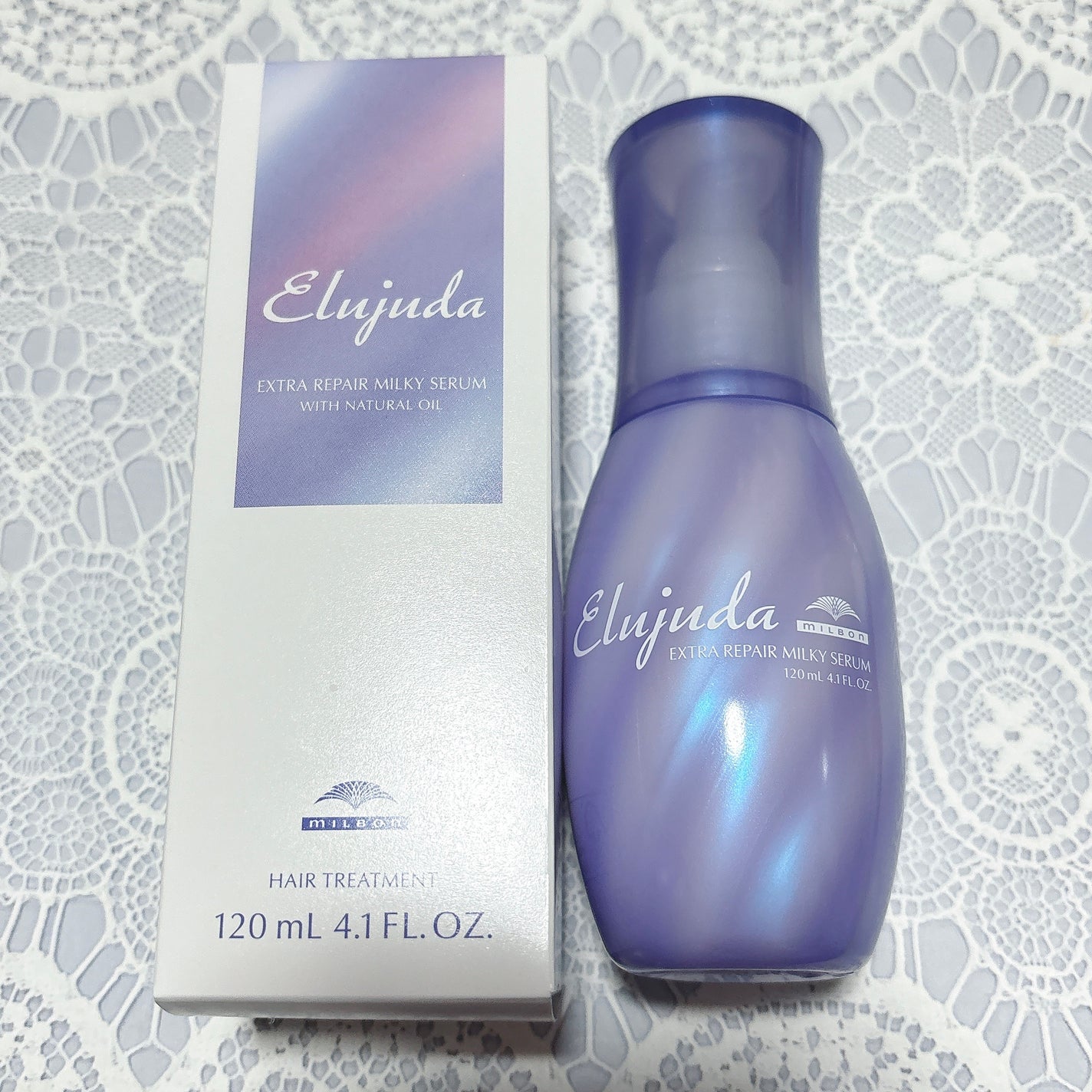 エルジューダ エクストラリペア ミルキーセラム/エルジューダ/ヘアオイルを使ったクチコミ(1枚目)